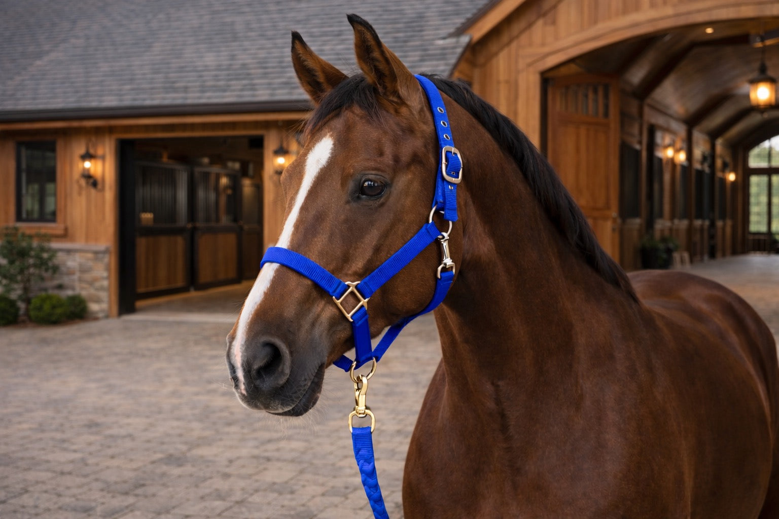 NYLON HALSTER MET MUSKETON HAAK