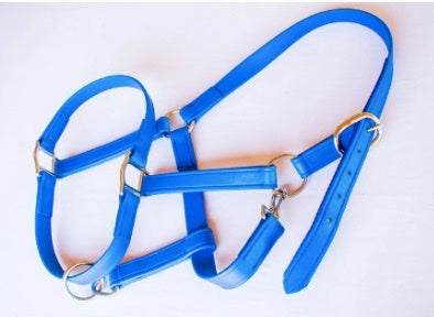 HALSTER STALLBAND IN BIOTHANE VERSTERKT MET NYLON